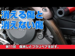 【モトブログ】第11回 傷消しとプラリペアを試す。