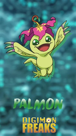 Palmon, la pequeña flor que paraliza con su hiedra y ahuyenta con su aroma. #Digimon