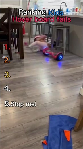 Ranking Kids Funniest Hoverboard Fails 🤣💀 #ranking#moments