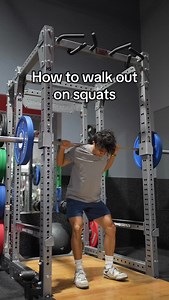 Ideally you want to have an efficient walk out when squatting so you don’t waste energy before you do quite possibly the most energy intensive and soul succing exercise of your life (or maybe that’s just me). I recommend a 3 step walk out that goes like so: Step 1 goes back Step 2 other leg follows to line up with first leg Step 3 is mainly to the side to gauge stance width or correct any misalignment from step #fitness #gym | Tyler Path