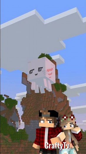 Baby Ghast feels Alone // Minecraft Animation