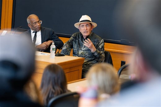 Former South African justice Albie Sachs reflects on his life and battling inequity - Harvard Law School