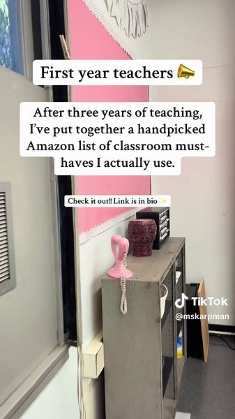 Essential Classroom Items for First Year Teachers