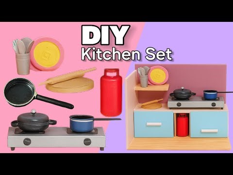 DIY Mini Kitchen Set | 12 Easy & Affordable Hacks Ideas💡Cute Kitchen Set | DIY ‪@AnikasArtGallery922‬
