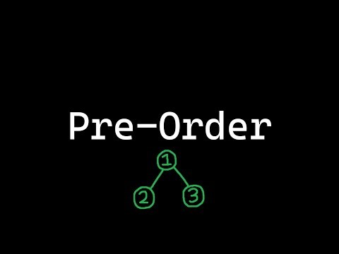 Pre-Order Tree Traversal