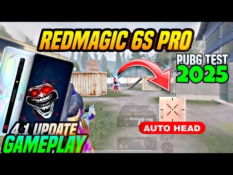redmagic 6s pro pubg test 2025 | redmagic 6s pro pubg/bgmi test | classic gameplay | price.