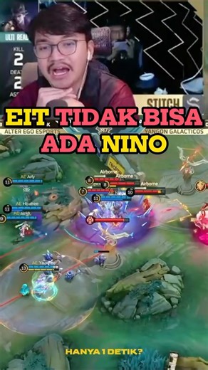 Mobile Legends | WATCH OUT! NINO CUT FROM BEHIND!! #set1awanade #masade