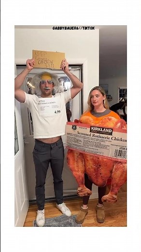 Costco Rotisserie Chicken Costume #shorts #costco #halloween