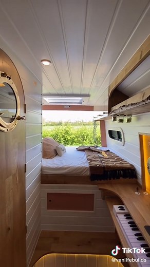 We turn vans into unique tiny homes ❤️ could you live in one?? #vanconversion #camper #vanlife #fyp #vantour
