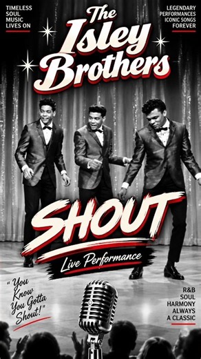 The Isley Brothers: The Iconic 'Shout' Performance #shorts