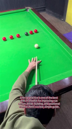 Mastering Snooker Line-Up Practice for Improved Skills