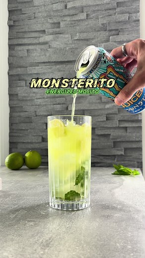 Energized Mojito Recipe: Refreshing Monsterito Drink