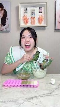 Behind the scenes of making gradient green tea 🍵 #MeiLi