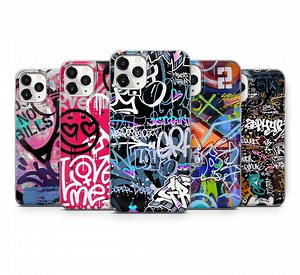 Colorful Graffiti Phone Case Colorsplash Cover Fit for iPhone 15 Pro Max, 14 Plus, 13, 12, 11, XR & Samsung S24, S23, A54, A53, Pixel 8, 7A - Etsy