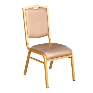 [Hot Item] Latest Hotel Wholesale Stackable Metal Restaurant Dining Banquet Chair