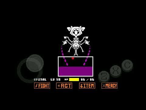 Gameplay Battle muffet and mettaton