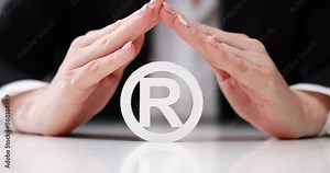 Copyright Symbol Protection Sign. Register Trademark