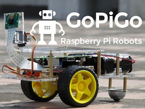 GoPiGo Raspberry Pi Robot Kit (video)