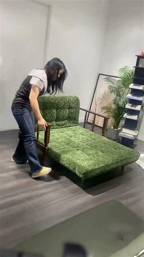 One Sofa, Two Uses! Smart Folding Sofa Bed #home #sofabed #sofa #furniture #foldingsofa
