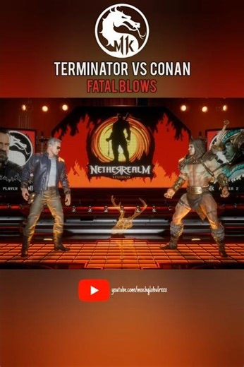 MK11: TERMINATOR VS. CONAN | FATAL BLOWS | #mk11 #fatalblows #mk