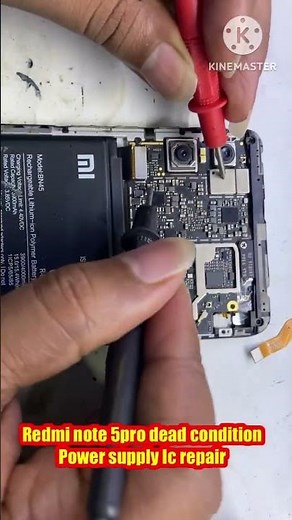 Redmi note 5pro dead power supply Ic repair #viralvideo2023 #shortvideo
