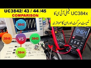 {467} UC384x PWM Controller IC Test Circuit, Comparison between UC3842, 3843, 3844, 3845 ICs