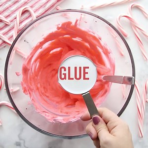Fantastically, fluffy and stretchy candy cane inspired Christmas fluffy slime recipe! Our homemade fluffy slime recipe is so easy to follow. Make sure you read our tips! Recipe----------> https://littlebinsforlittlehands.com/candy-cane-christmas-fluffy-slime-recipe-video/ | Little Bins for Little Hands