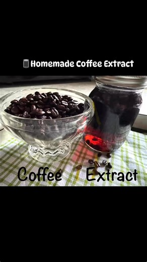 🫙 Homemade Coffee Extract Coffee extract can be used in many applications. My favourite is as a chocolate enhancer in my baking. Also makes a tasty icing or glaze, as well as, a delicious homemade coffee ice cream😋 (recipe in comments) | From Me to You Gourmet