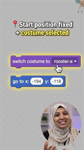 🐔 I Made a CHICKEN WALK Using Scratch 😱 (Insane Code!) #scratch #codingforkids