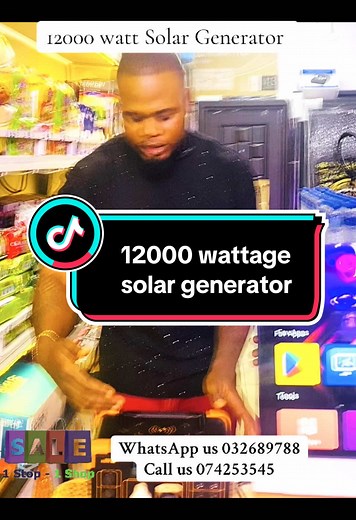 12000 Watt Solar Generator for Efficient Power Needs