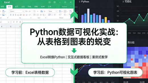 【2026版】B站最全Python数据分析可视化入门教程，零基础也能学，14天掌握核心技能，全程干货无废话，建议收藏