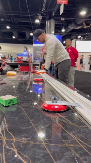 RUBI Slab Cutter! Watch how easy it is to cut this 8 foot tile! #remo | J Two | Facebook