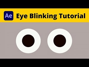 Eye Blinking Tutorial in After Effects | How to create cartoon animation | After Effects Dude 2020