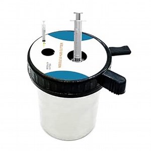 Saini_MEDICOS Stainless Steel Manual Needle & Syringe Destroyer Hub Cutter Machine Capacity 500 ML