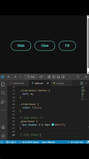 Button Hover Effects Using HTML & CSS