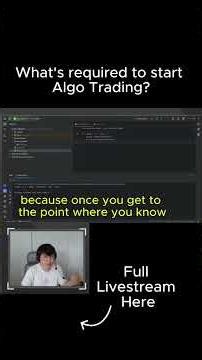 What's required to start with Algo Trading?