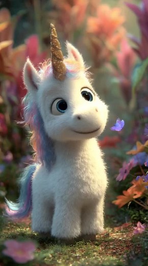 Unicorn Delivers a Colorful Plush Heart