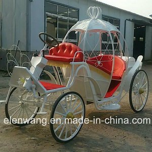 [Hot Item] Cinderella Horse Pony-Horse Cart Horseless Electric Wedding Pumpkin Horse Carriage