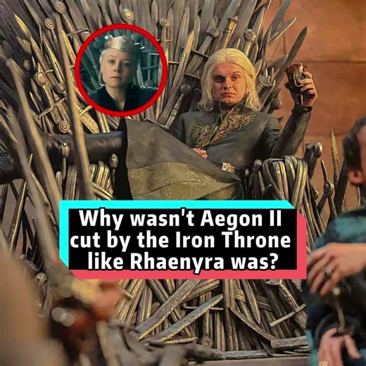 Why wasn't Aegon II cut by the Iron Throne like Rhaenyra was He did two things that unexpectedly earned the throne's approval.#HouseoftheDragon#GameofThrones#HOTD#Targaryen#foryou