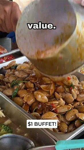 World's CHEAPEST Buffet in Bangkok Thailand! #BangkokBuffet #ThailandEats #CheapEats Location: lumphini park | Strictly Dumpling