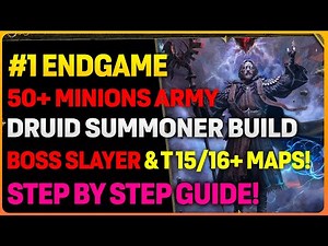 NEW 0.4c Oracle Summoner ENDGAME Build!! | 50+ Minions Army & Wolf Pack!
