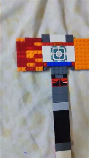 #lego custom made pickaxe
