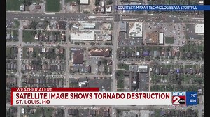 WATCH: Satellite images show before and after tornado destruction