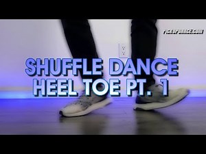 SHUFFLE DANCE Tutorial For Beginners Pt.1 | Heel Toe | Cutting Shapes