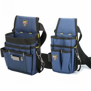 [Hot Item] Heavy Duty 1680d Tool Bag Waist Pouch Adjustable Multi-Pocket Telecom Engineer Technician Electrical Electrician Organizer