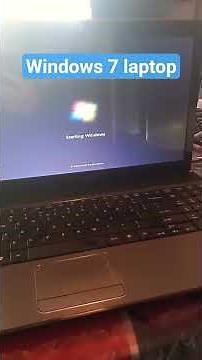 Windows 7 laptop