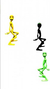 Alien Dance😱 - Dame Tu😰 yellow green black Cosita Megamix🫣 - CoffinDance Song Meme #shorts #funny