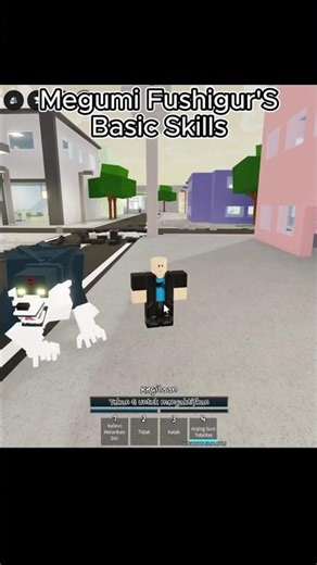 trying Megumi Fushiguro's skills in jujutsushenanigans #roblox #jujutsushenanigans