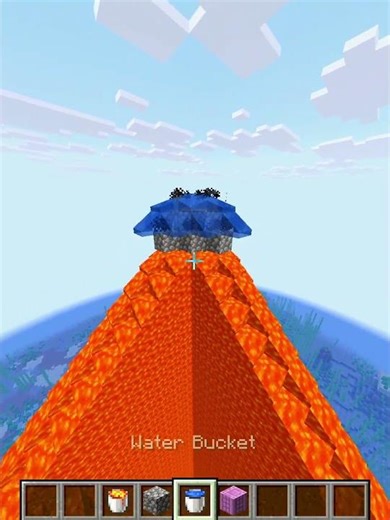 Minecraft: Secret Floating Villager Tower 😱🔥 #minecraft #shorts