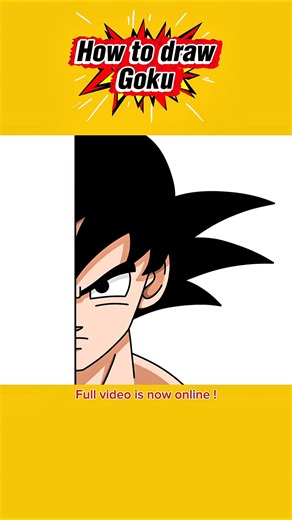 #anime #goku #dragonball #drawing #draw #art #stepbystep #easy #painting #shorts #songoku #tutorial